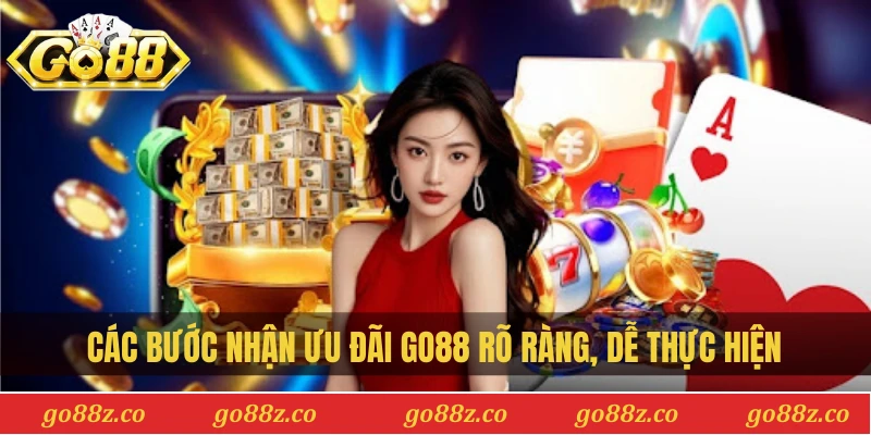 Các bước nhận ưu đãi go88 rõ ràng, dễ thực hiện