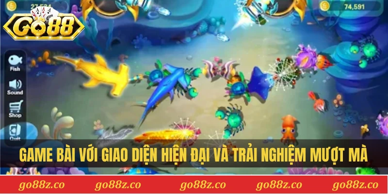 Game bài với giao diện hiện đại và trải nghiệm mượt mà